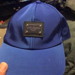 Dolce & Gabbana baseball hat bright blue